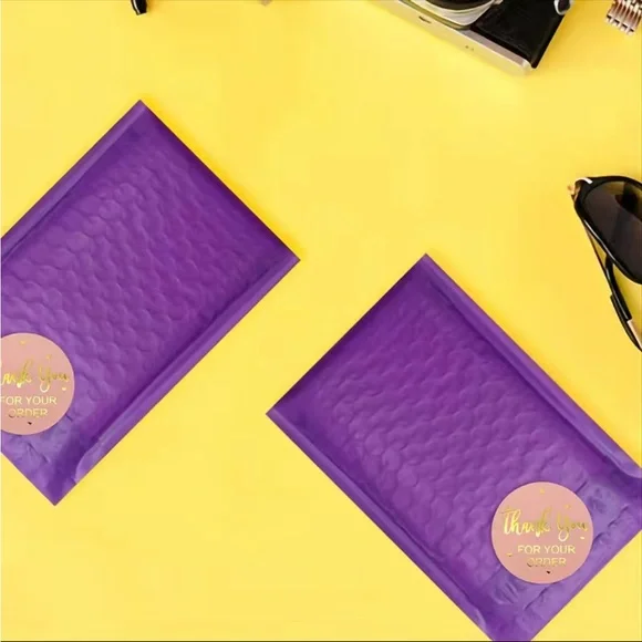 500 1” Roll Pink Thank You FOR YOUR ORDER Stickers PRICE IS FIRM - Picture 4 of 5